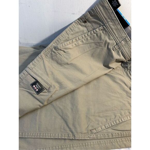 WeatherProof 38x32 utility pants flex waistband stretch 271 tan new - Picture 5 of 9